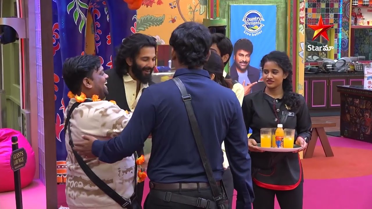 Bigg Boss Telugu 8 | Contestants' funny antics while serving guests at the hotel | Star Maa Music