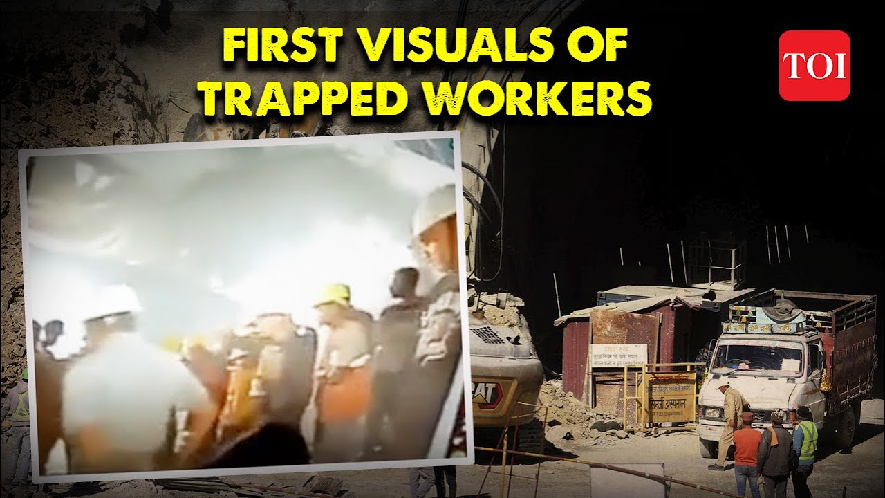 Tunnel collapse: Second 'Lifeline' installed for trapped workers, pipe camera provides first visuals