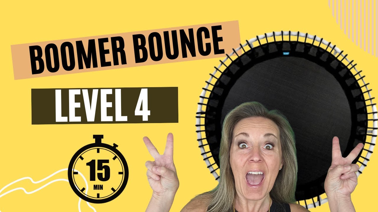 💪 Boomer Bounce Level 4 | 15-Minute Senior Rebounding Workout for Balance & Circulation