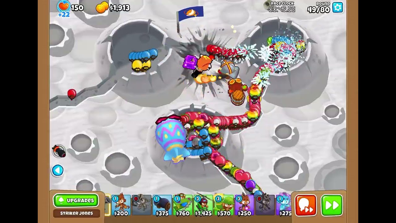 BTD6 race in 2 mins