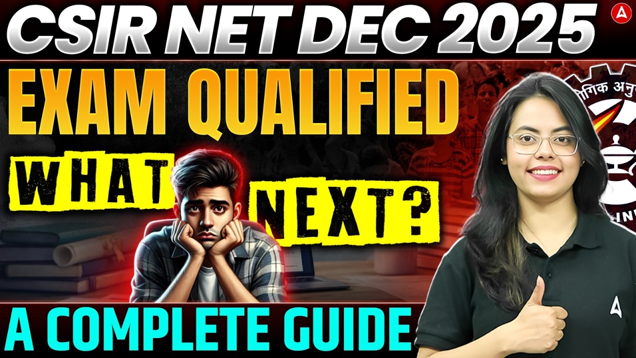 CSIR NET Exam Qualified What Next? | CSIR NET Qualify Karne Ke Baad Kya Kare | By Aashita Mam