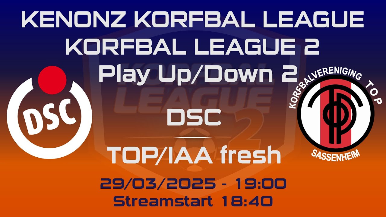 DSC - TOP/IAA FRESH     Play Off ronde 2