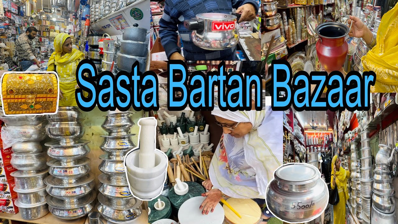 Sasta Bartan Market | Marble Stone Ukli,Polpat | Bartan ka Sasta Bazaar in Ajmer