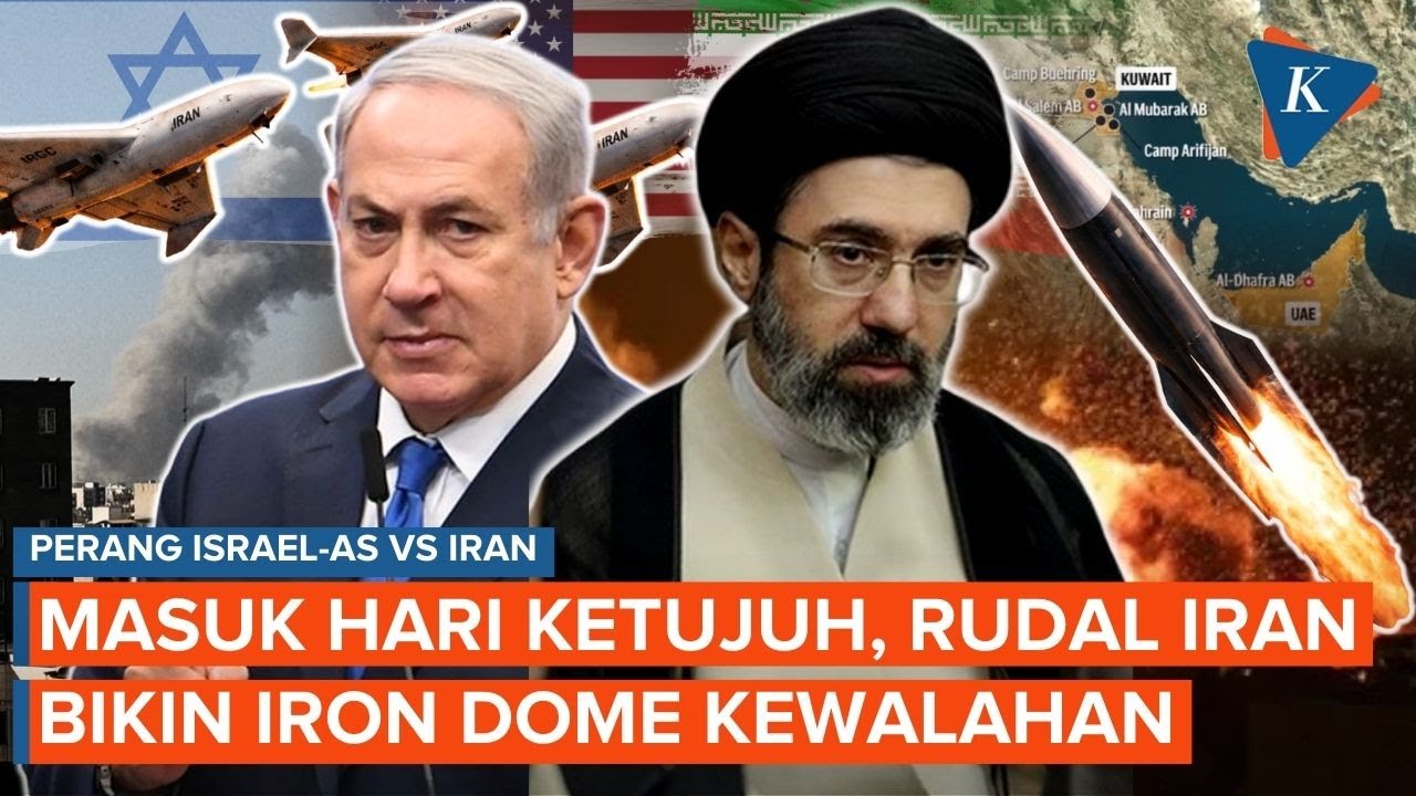 Hari Ke-7 Perang AS-Israel Vs Iran: Rudal-Rudal Iran 