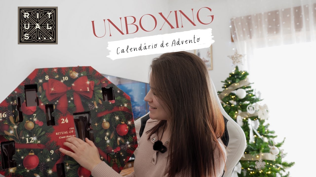 AMAZON + UNBOXING CALENDÁRIO DE ADVENTO RITUALS + MENSAGEM IMPORTANTE no FIM! 🎀📣