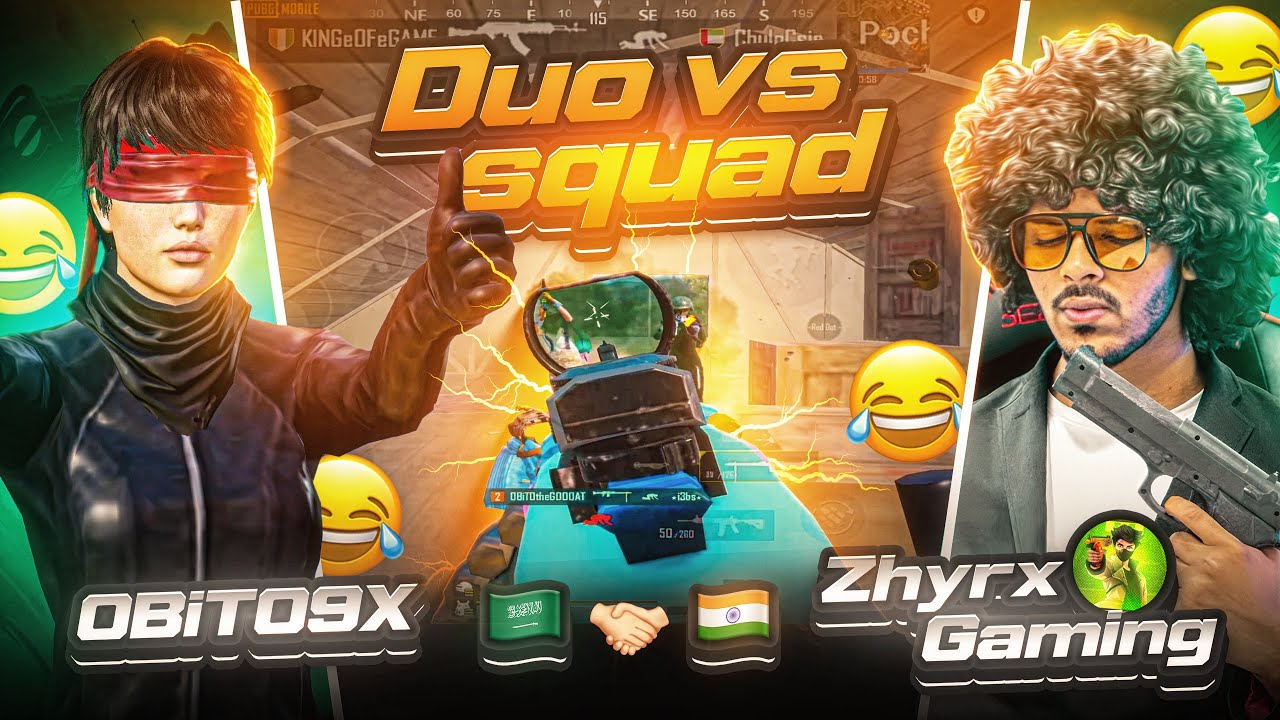 دو سكواد مع يوتيوبر هندي مشهور‼️#117 🇮🇳🤩DOU vs SQUAD With a YouTuber Zhyrx