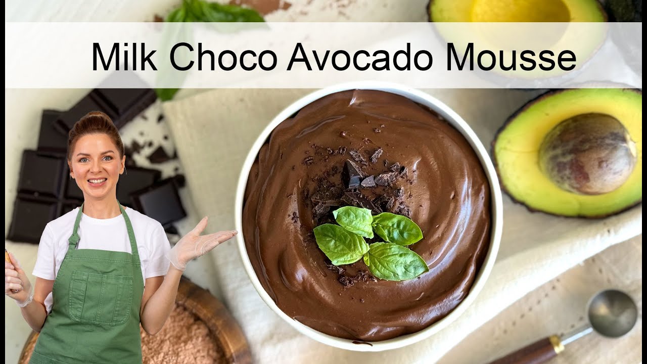 The Most Luxurious Chocolate Dessert - 4-Ingredient Avocado Mousse