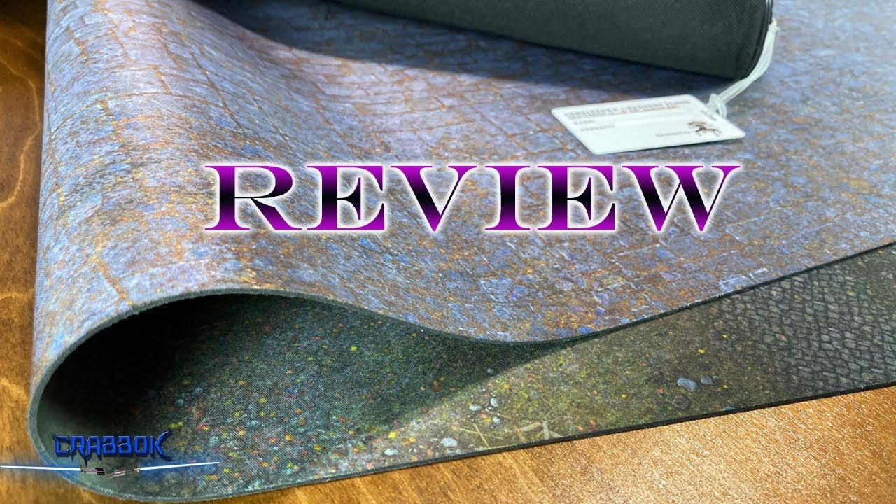 Review - F.A.T. Mat Gaming Mat 6 x 3 Double Sided Cobbletown and Dungeon Floor by TABLEWAR