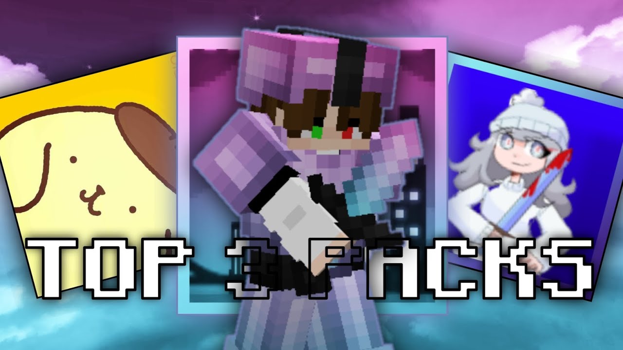 3 BEST PvP Texture Packs For MCPE/MCBE 1.21+