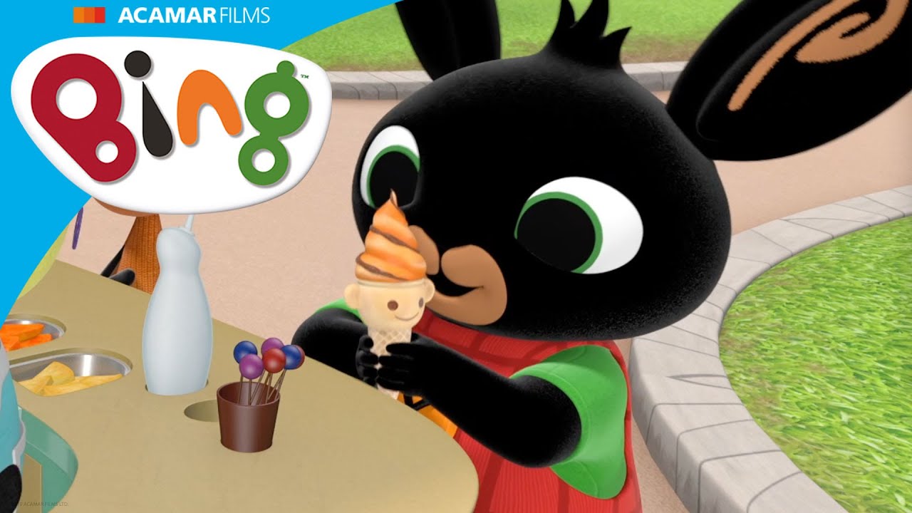 ¡A Bing se le cae la bola de helado cuando le está diciendo adiós a Gilly! | Bing Español