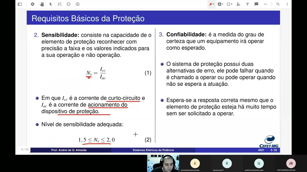 Sistemas Elétricos de Potência | Aula 19 - Disjuntores de Proteção para Subestação