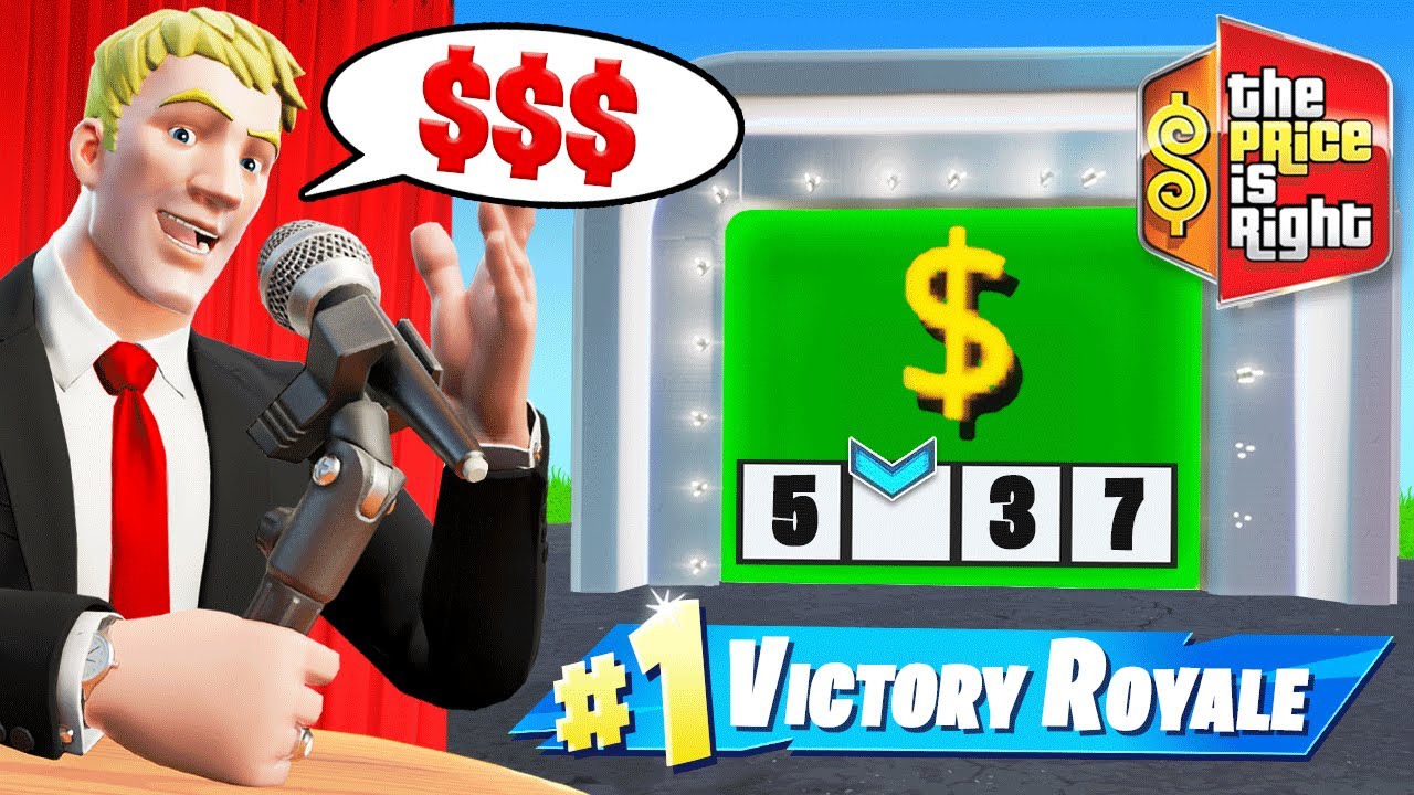 The OFFICIAL PRICE Is RIGHT Game Show in Fortnite