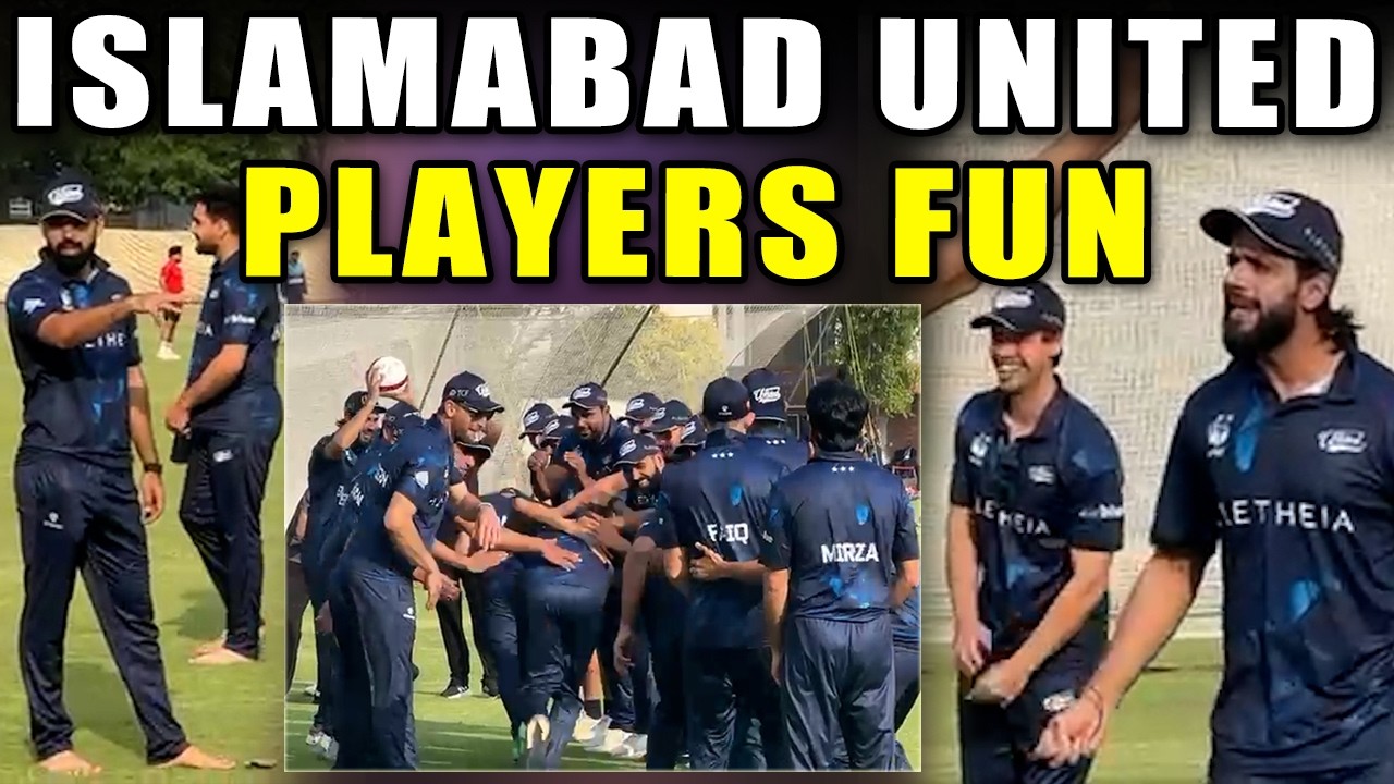 Islamabad united players fun during practice | This video is so funny must watch