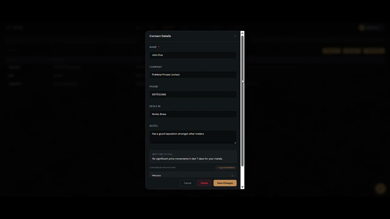 Metiqo &mdash; AI-Powered Trading Intelligence for the Metal Industry