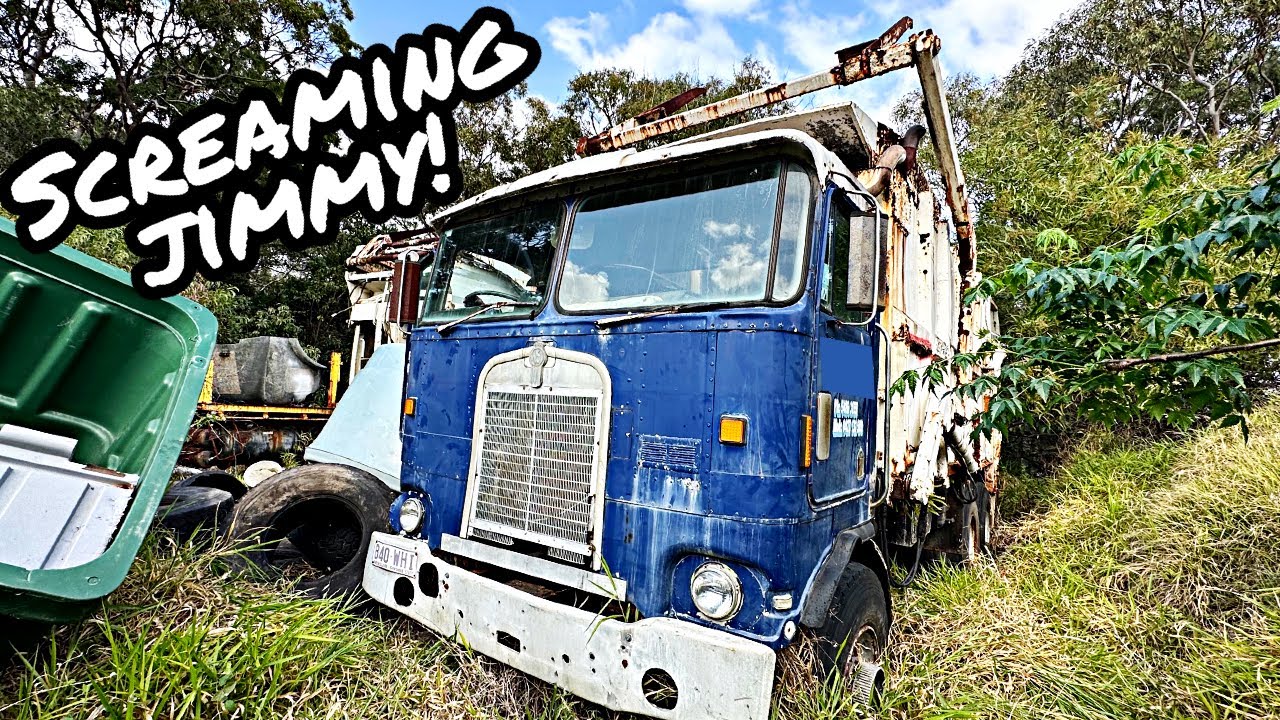ЗАВЕДЕТСЯ? КРИЧАЩИЙ Джимми 6x6 2-тактный мусоровоз Detroit Diesel