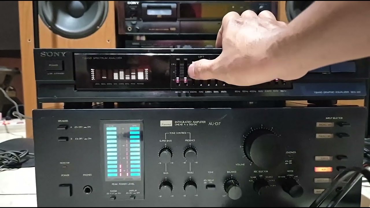 test equalizer sony SEQ-401 MADE IN JAPAN