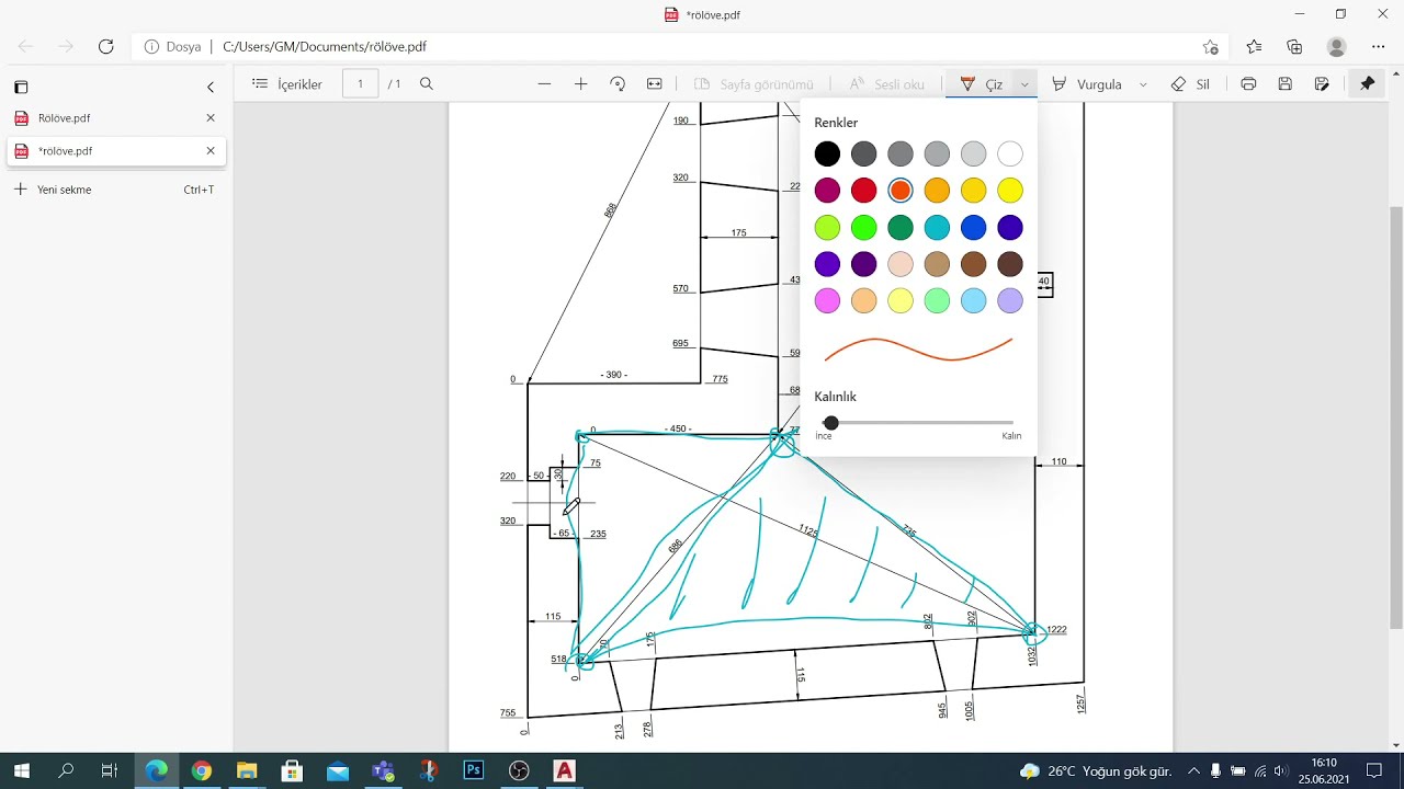 AutoCAD 2D Mimari Uygulamalar: Geleneksel Yöntemle Rölöve Çizimi