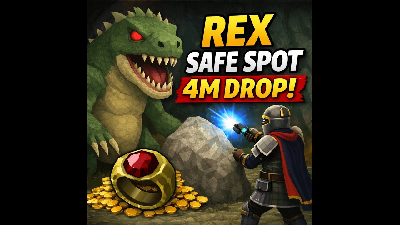 OSRS Dagannoth Rex Safe Spot Guide | Easy Berserker Ring/Pet Farming