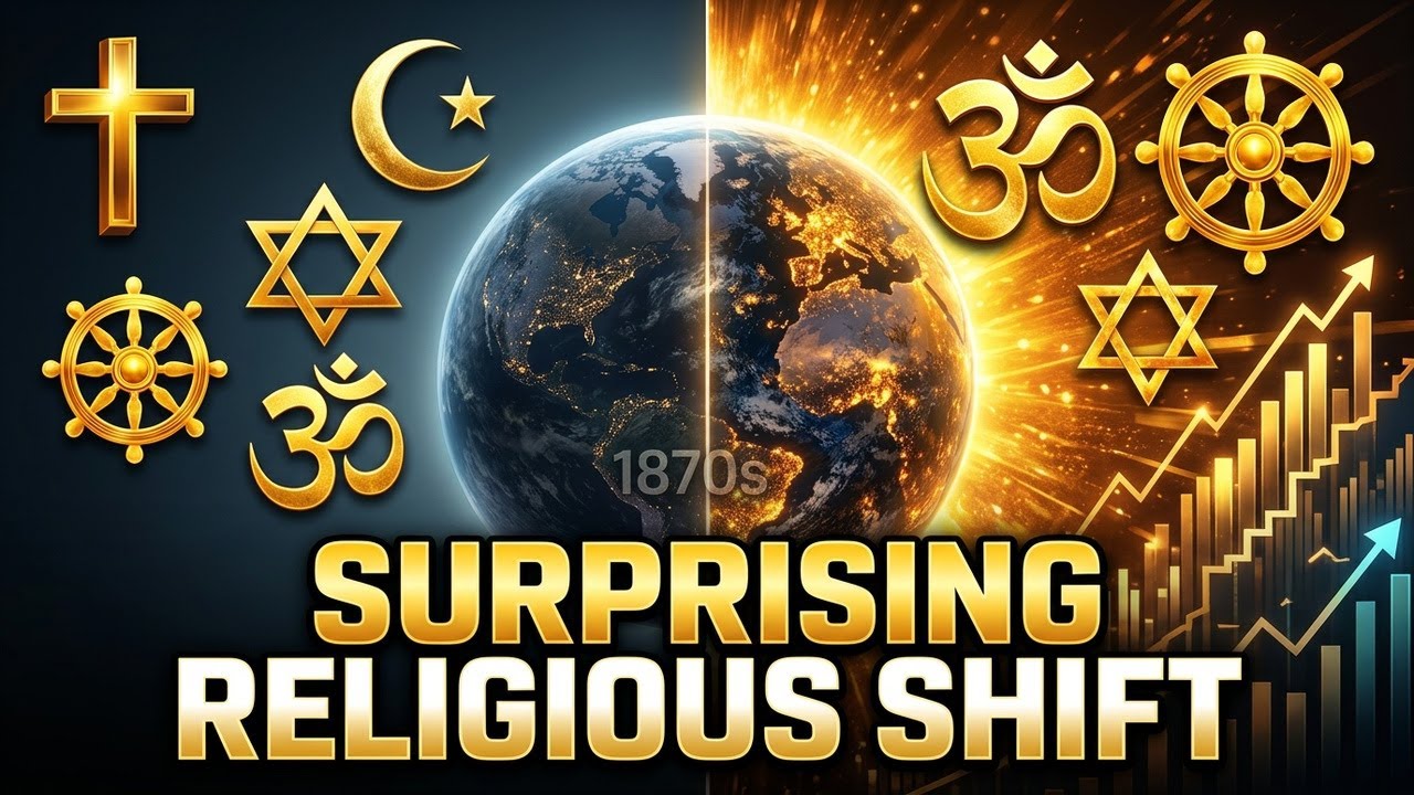 How World Religions Changed (1900–2050)