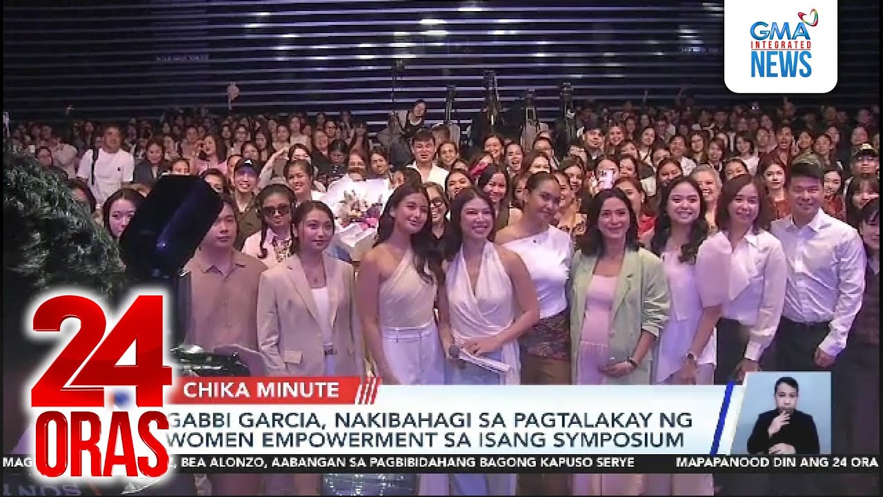 Gabbi Garcia, nakibahagi sa pagtalakay ng Women Empowerment sa isang symposium | 24 Oras