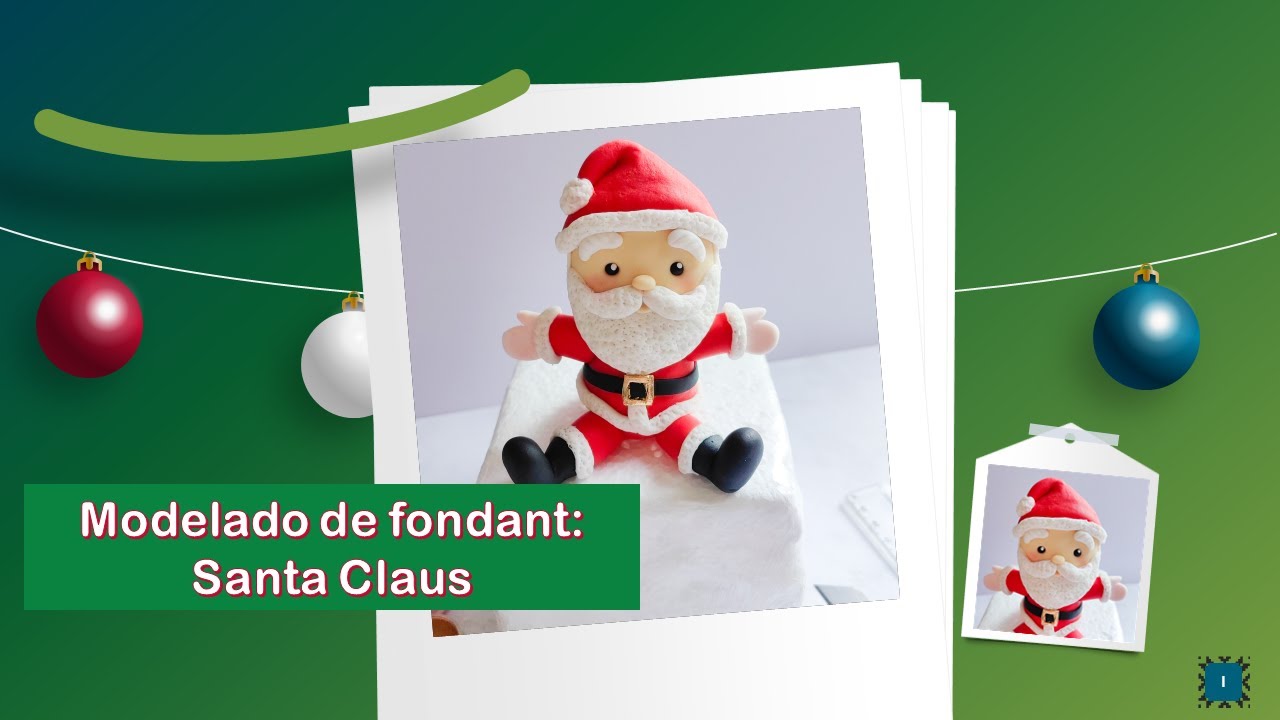 Santa Claus de FONDANT (Paso a Paso)