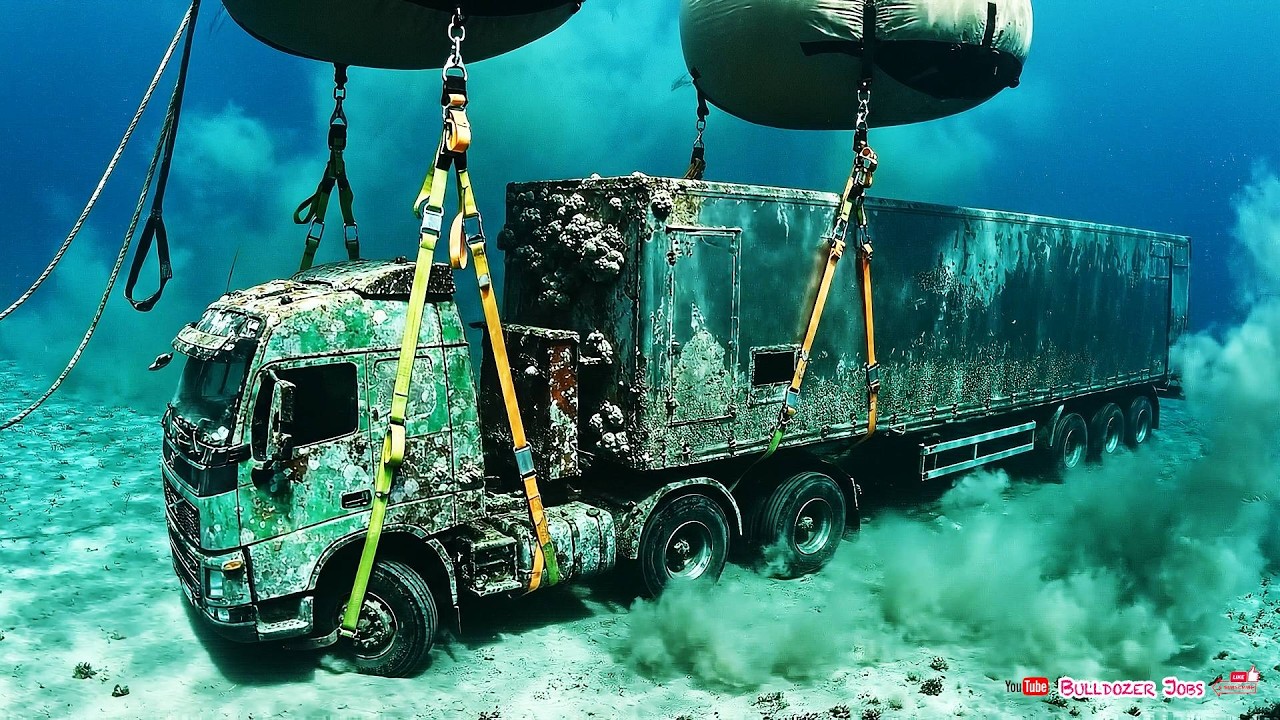 20 Years Underwater! Volvo FH12 420 Refrigerated Trailer Recovered from the Deep Sea