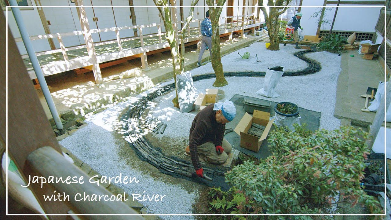 (Pro.60) Japanese Garden with Charcoal River at Honenin temple (created by Marc Peter Keane )