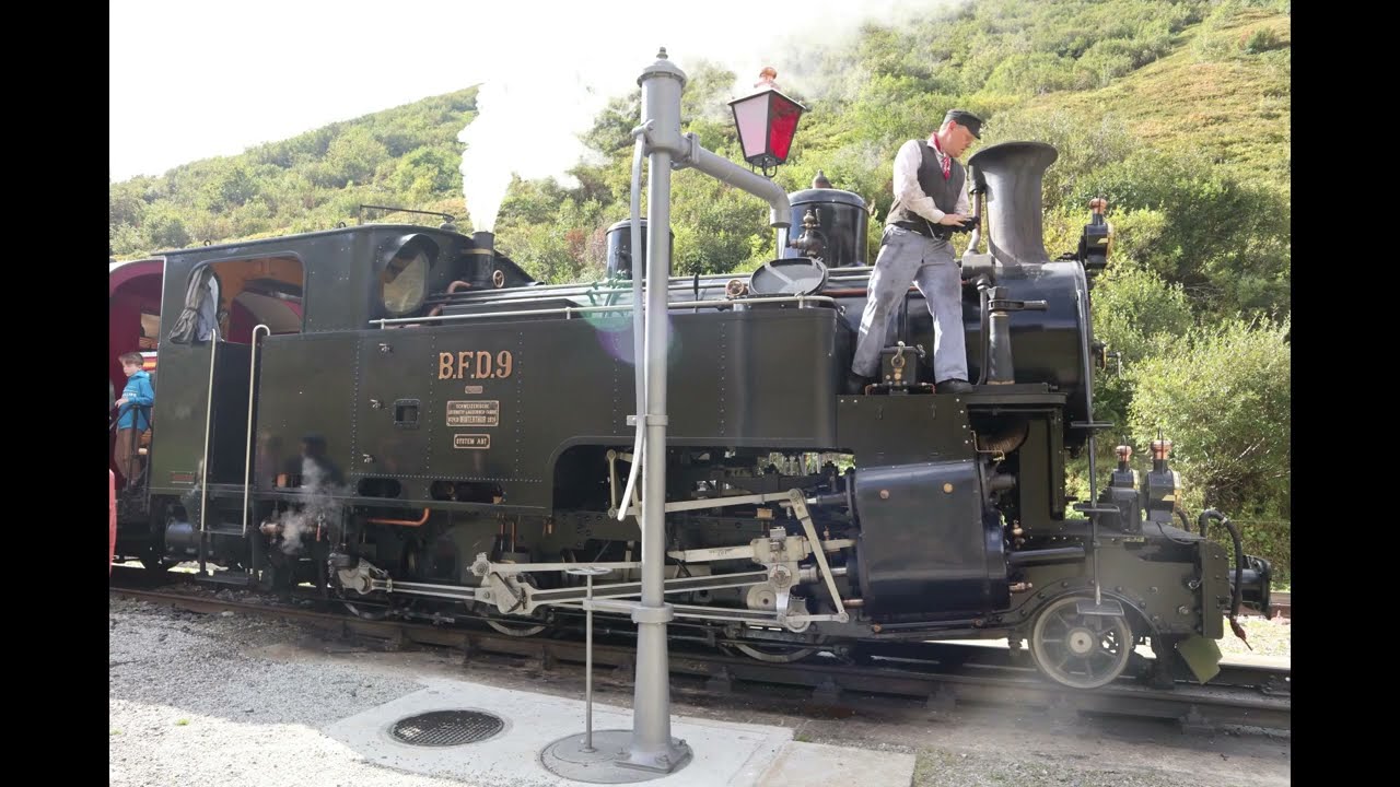 Eine Schweizer Perle, die Furka-Dampfbahn.
