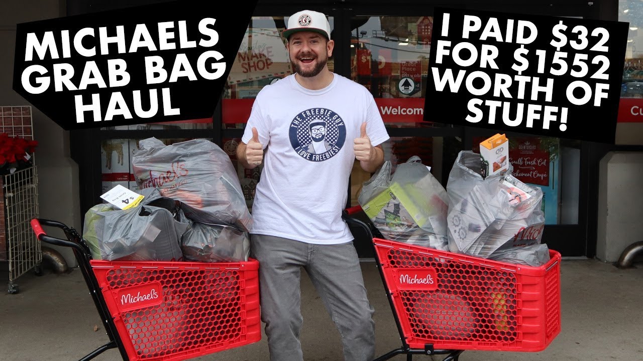 Michaels $4 Grab Bag Haul! Paid $32 for $1551 worth of stuff!