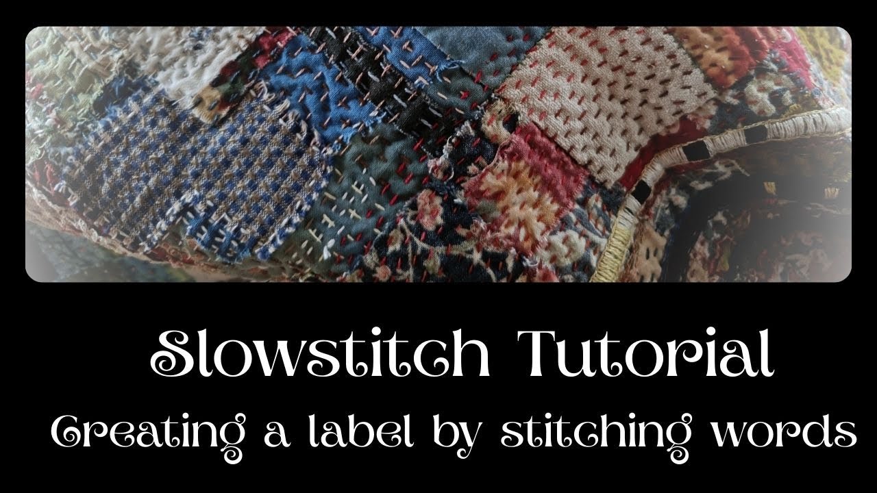 Making a label for the Coverlet of Comfort 