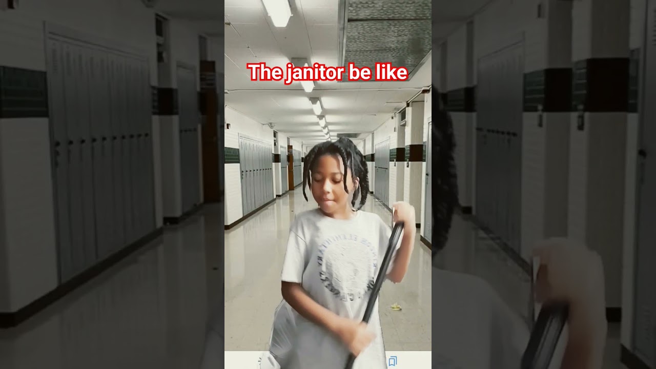lol that is what the Janitor will be like if he saw that. #highschool #classof2022 #highschoollife