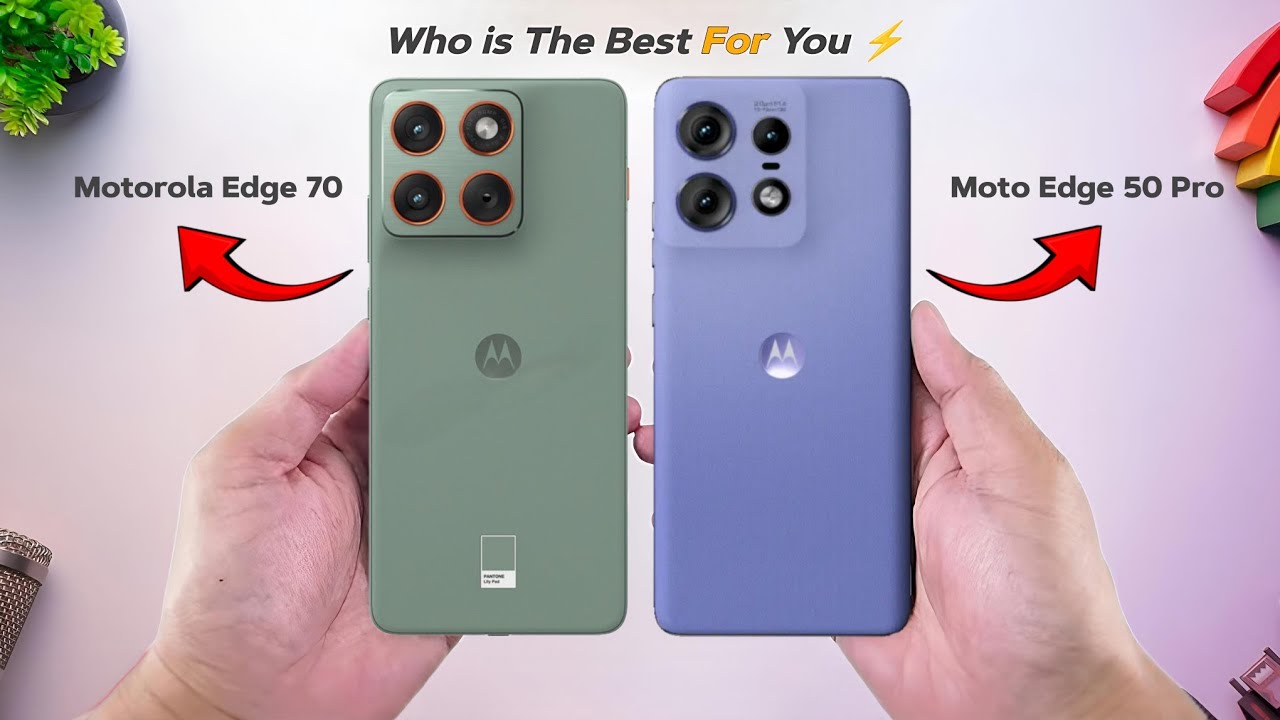 Motorola Edge 70 против Motorola Edge 50 Pro — какой из них лучше подойдет именно вам? ⚡