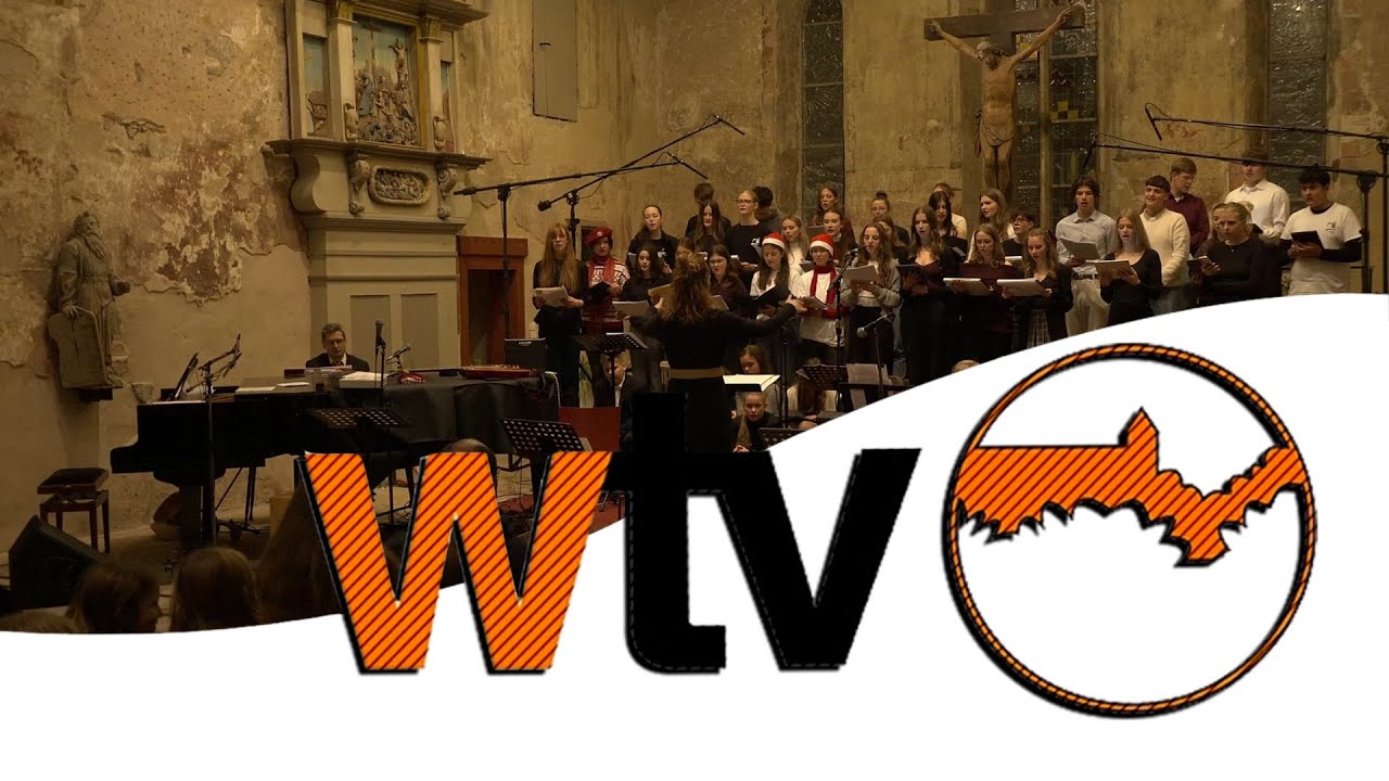 Konzert des Chores des Burg-Gymnasiums Wettin anlässlich der Burgweihnacht 2025 | WTV