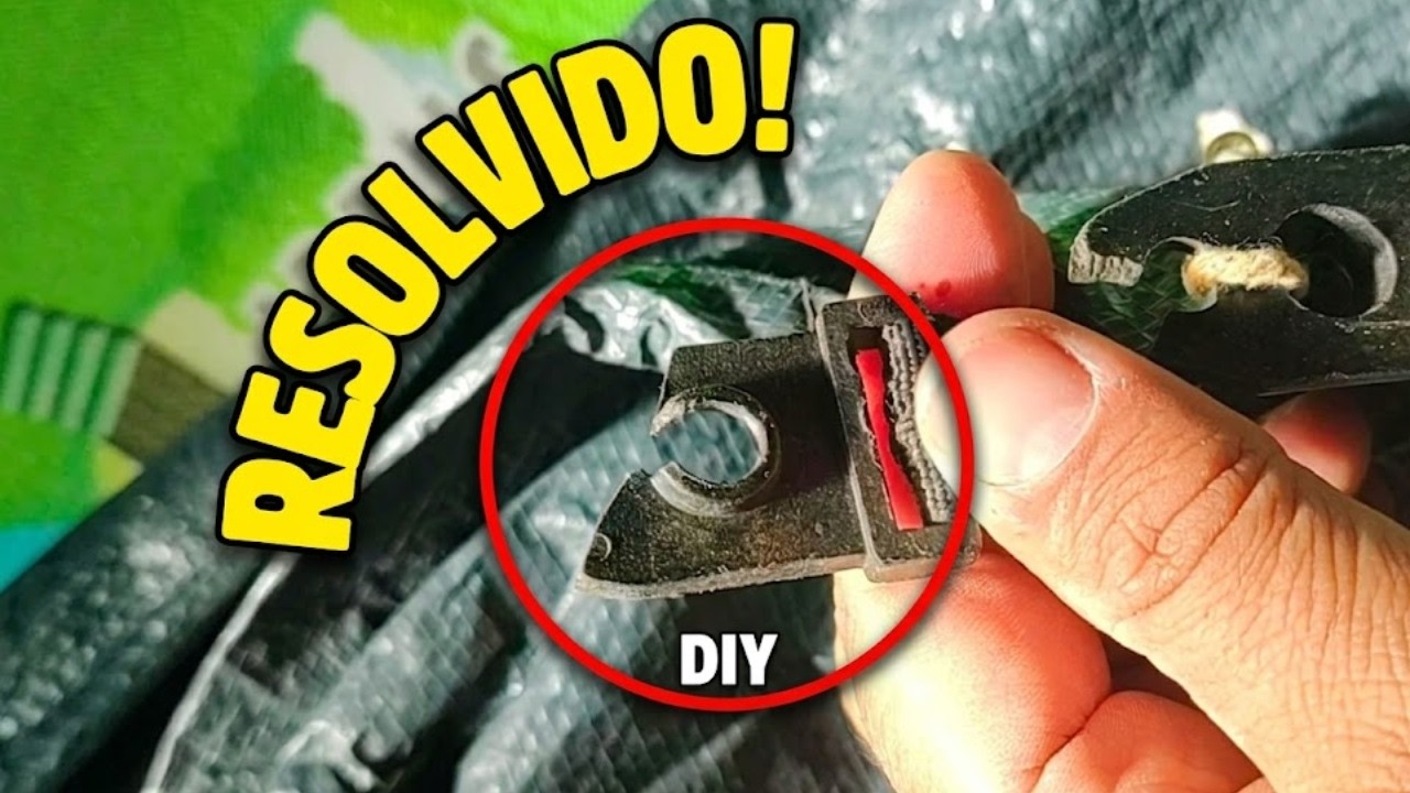 Como fazer o fixador da vareta da barraca de camping | Reparo simples e barato (DIY)