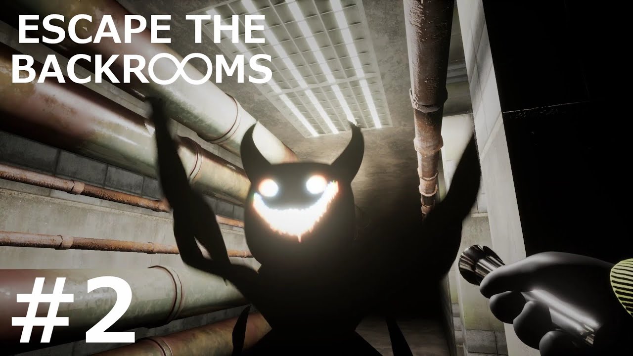 不気味な笑みを浮かべた黒いなにかが、来る～～【Escape the Backrooms】#2