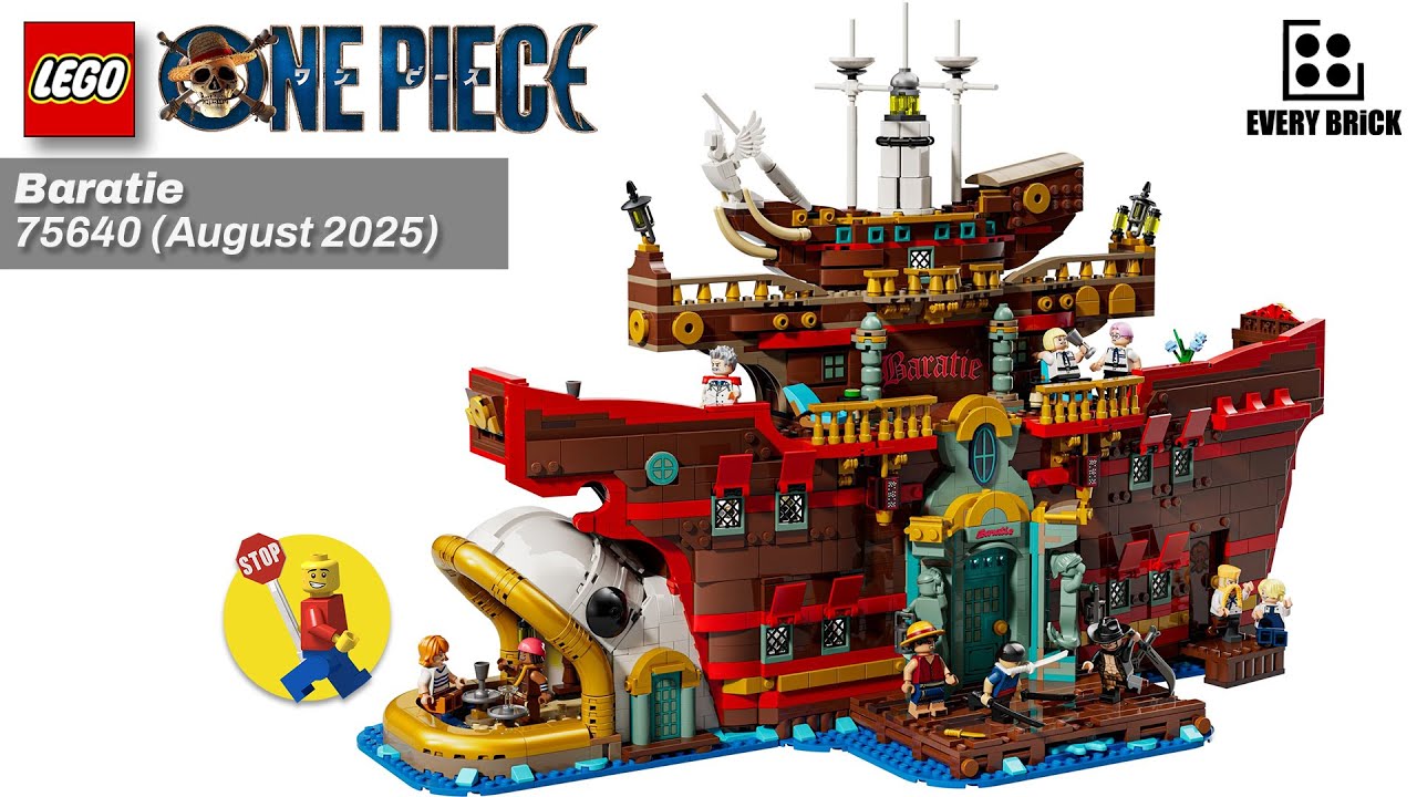 LEGO One Piece Baratie - 75640 Speed Build (60fps)