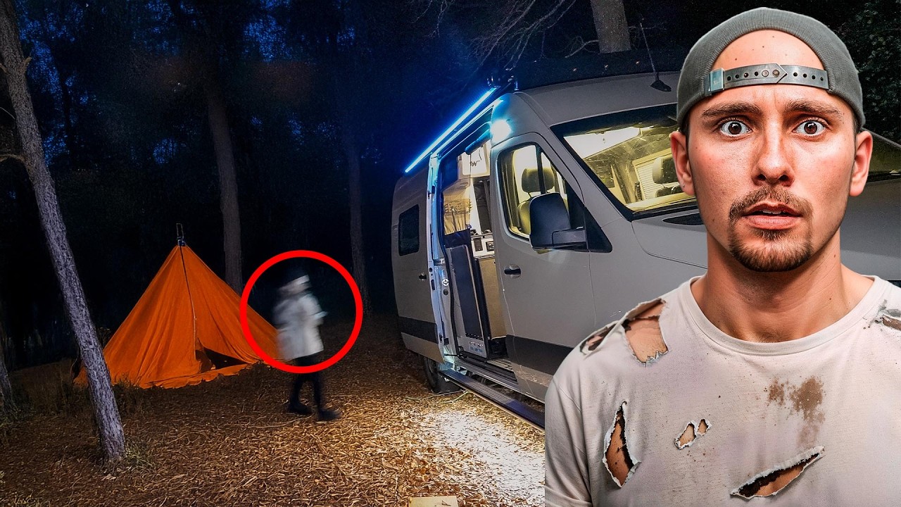 VAN LIFE INSIDE TERRIFYING FOREST GONE WRONG (STALKED AGAIN)