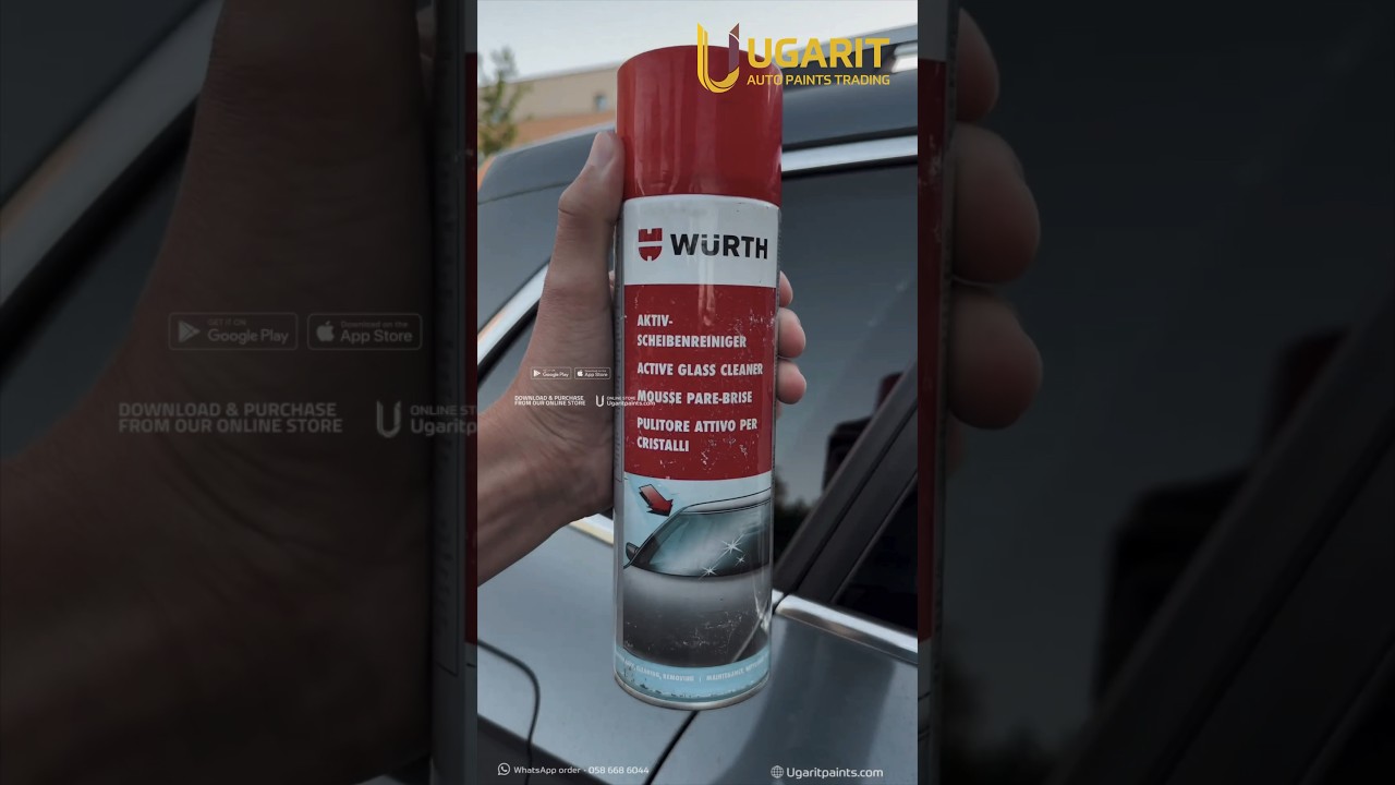 Transform Your Glass with Wurth Active Glass #cleaner ! ✨ #wurth #glass