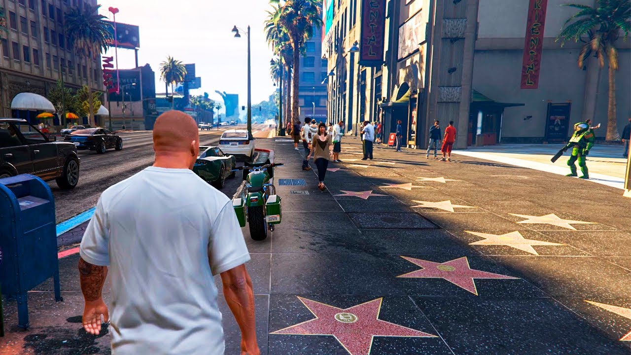 Franklin's Rest Day for Relaxing and Chilling with Friends on GTA 5