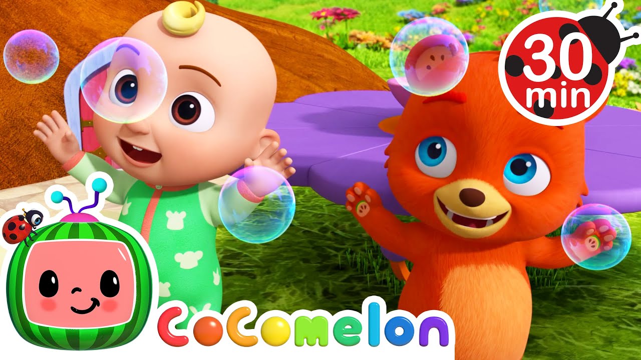 🎶Silly Songs With JJ and Boba!🐻 | JJ's Animal Time | Moonbug Kids - Play Outside with Friends