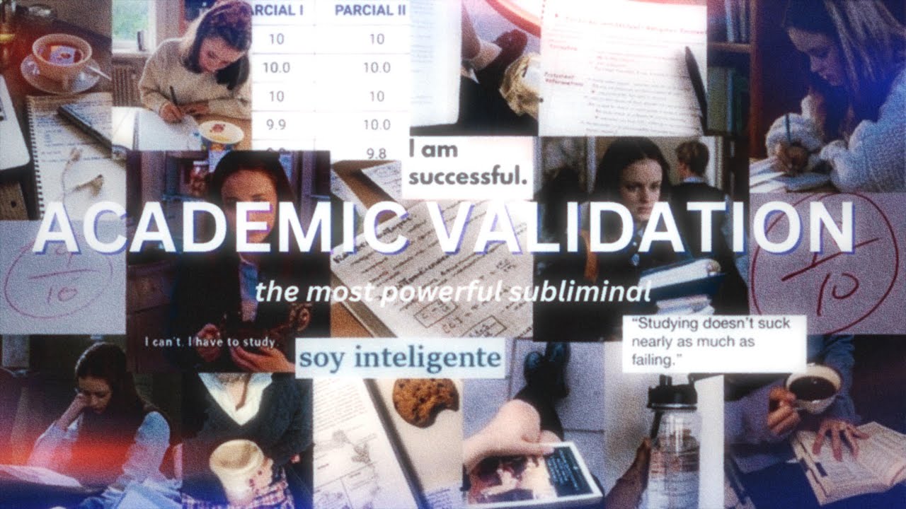 good grades + academic validation powerful subliminal