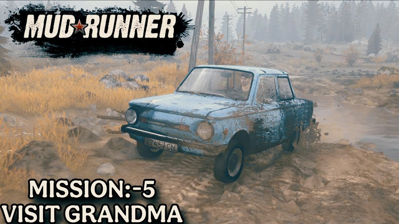 Mudrunner level 5 VISIT GRANDMA Mobile Gameplay 😎 Enjoy #offroadgame #gaming 