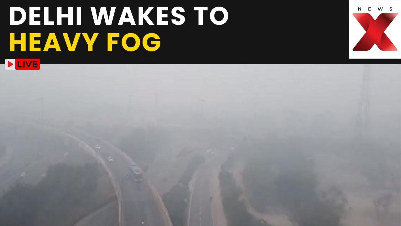 Delhi Weather Update LIVE: Cold Waves & Dense Fog engulfs parts of national capital | NewsX