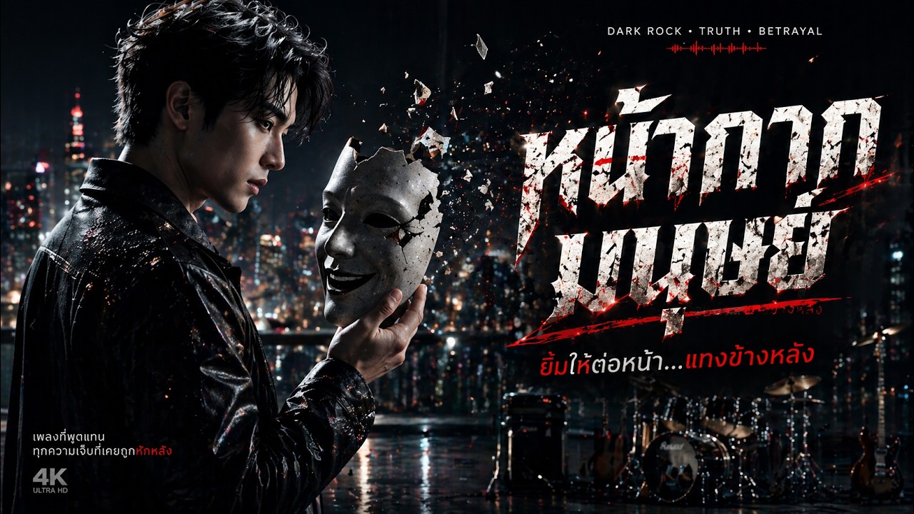 หน้ากากมนุษย์ | เพลงร็อกแทงใจ | เมื่อรอยยิ้มซ่อนสันดาน #เพลงจากรอยแผล