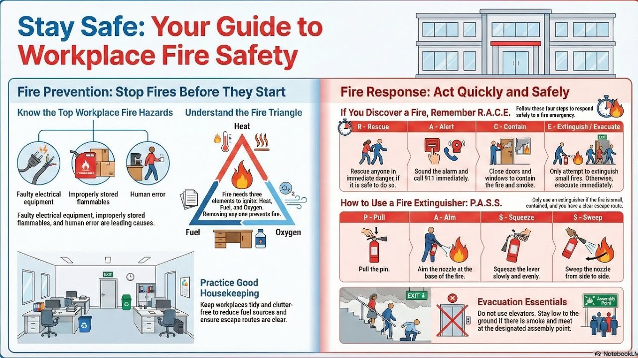 🎓 Fire Safety Training Presentation | Causes, Prevention & Emergency Actions