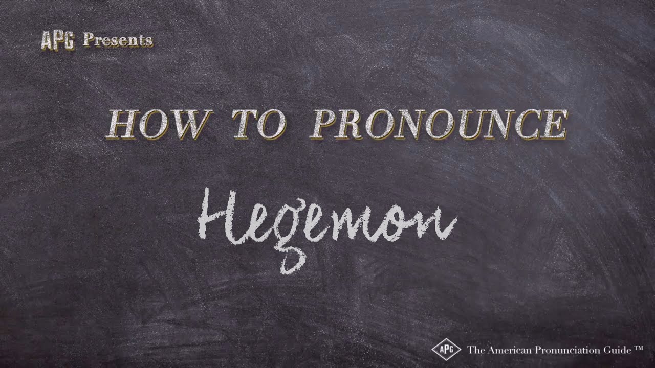 How to Pronounce Hegemon (Real Life Examples!)