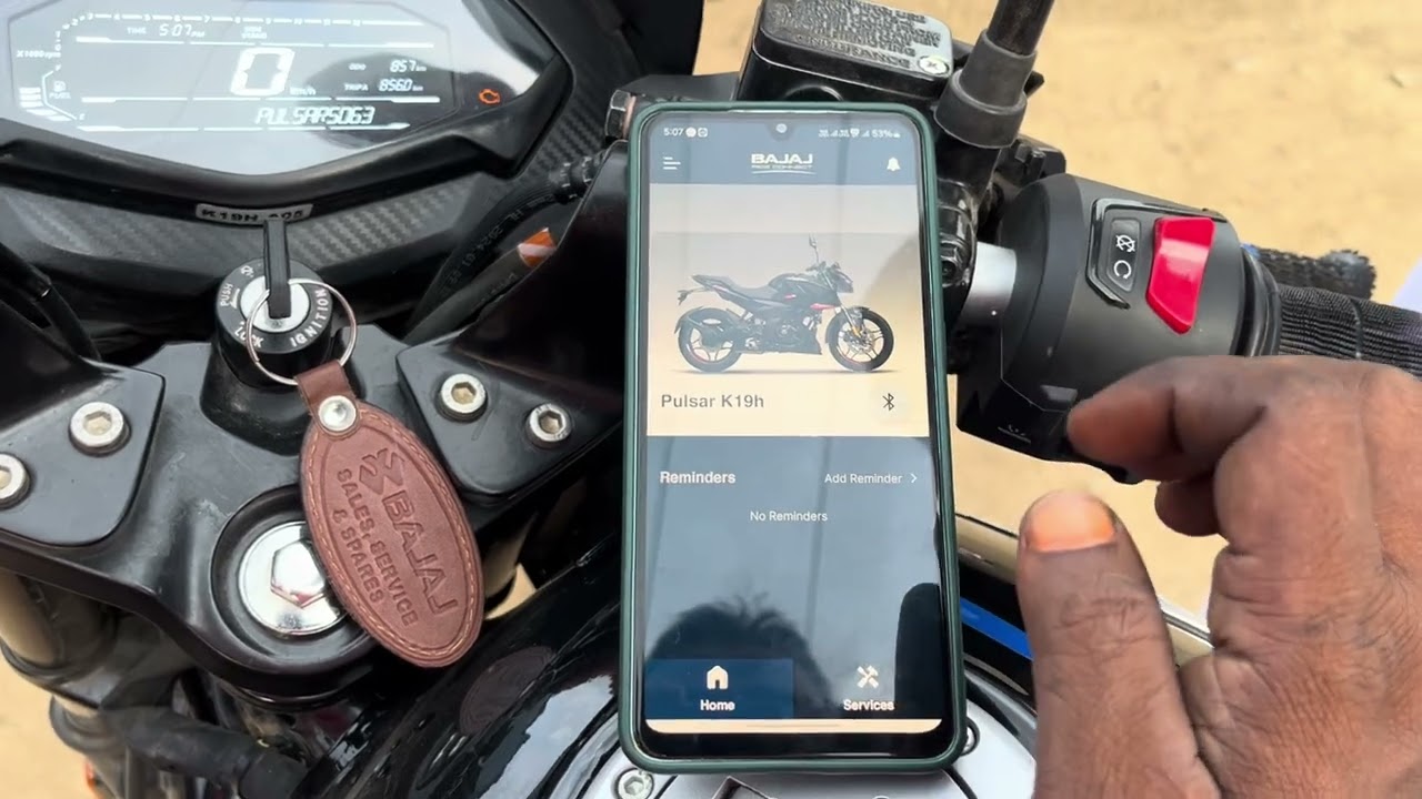 Bajaj Ride Connect App Install And Full Details || Pulsar Digital Meter Bluetooth Connect