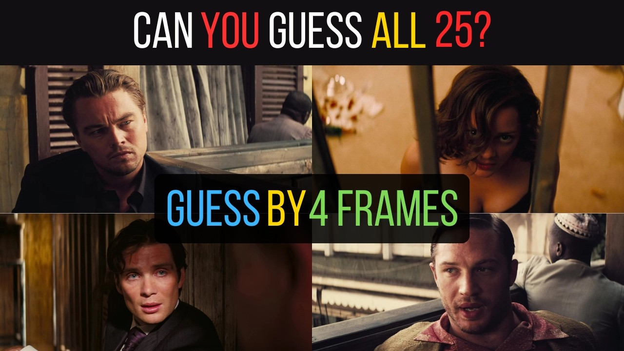 Can You Guess the Iconic Movie by 4 Frames? | Movie Quiz