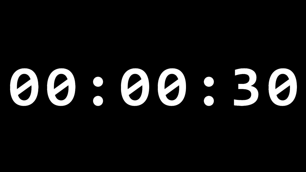 30 Second Timer | Timer 30 Detik