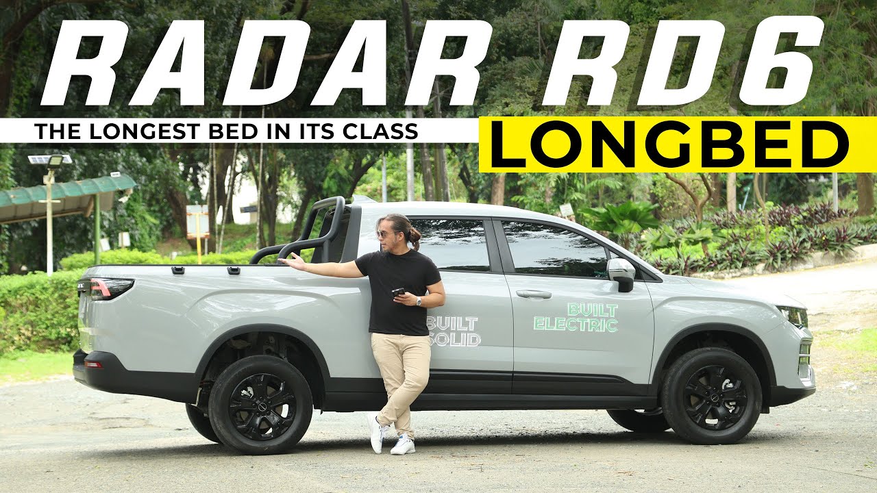 Полный обзор Radar RD6 Long Bed: этот электрический пикап имеет самый длинный кузов в своем классе.